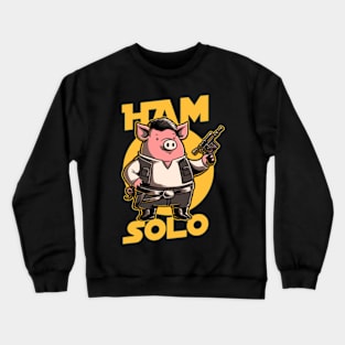 Space Captain Pig Smuggler Crewneck Sweatshirt